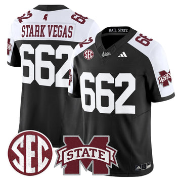 Personalized MSB 'Dark Mode' Vapor Limited Jersey - Black Alternate / Stark Vegas 662 Stitched