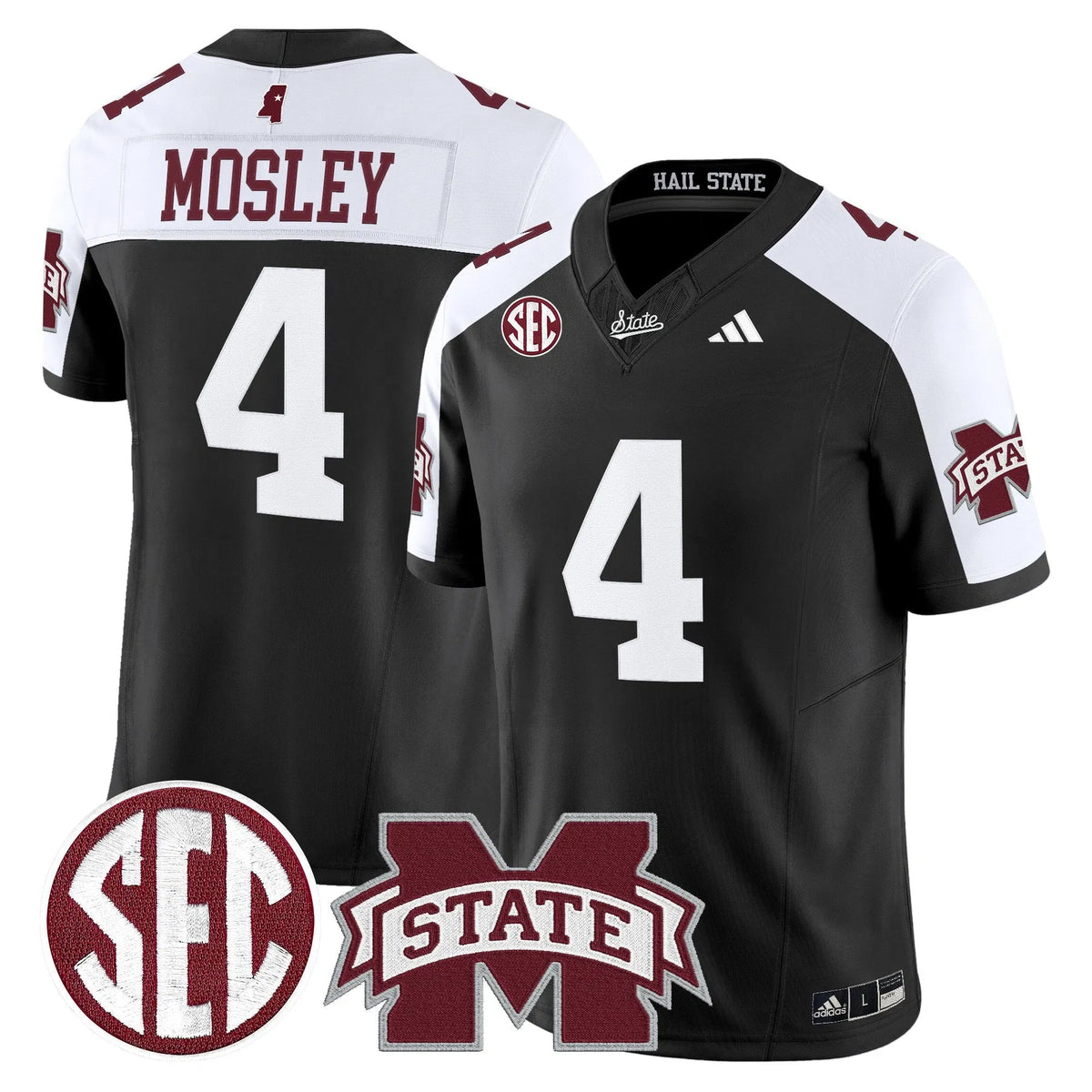 Personalized MSB 'Dark Mode' Vapor Limited Jersey - Black Alternate / Jordan Mosley Stitched