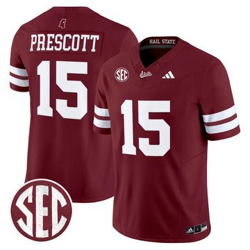 Personalized MSB 'Dark Mode' Vapor Limited Jersey - Maroon / Dak Prescott Stitched
