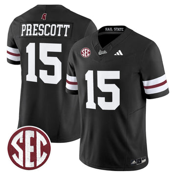 Personalized MSB 'Dark Mode' Vapor Limited Jersey - Black / Dak Prescott Stitched