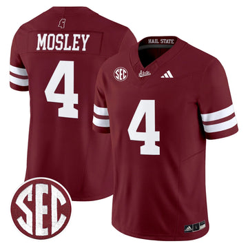 Personalized MSB 'Dark Mode' Vapor Limited Jersey - Maroon / Jordan Mosley Stitched