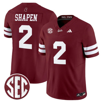 Personalized MSB 'Dark Mode' Vapor Limited Jersey - Maroon / Blake Shapen Stitched