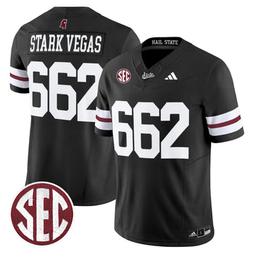 Personalized MSB 'Dark Mode' Vapor Limited Jersey - Black / Stark Vegas 662 Stitched