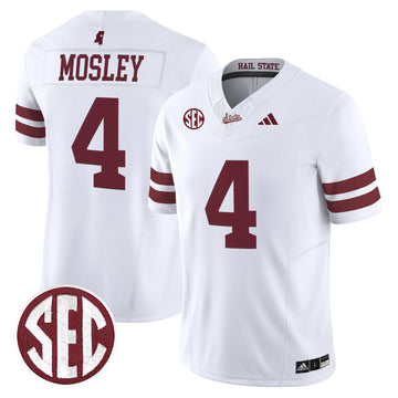 Personalized MSB 'Dark Mode' Vapor Limited Jersey - White / Jordan Mosley Stitched