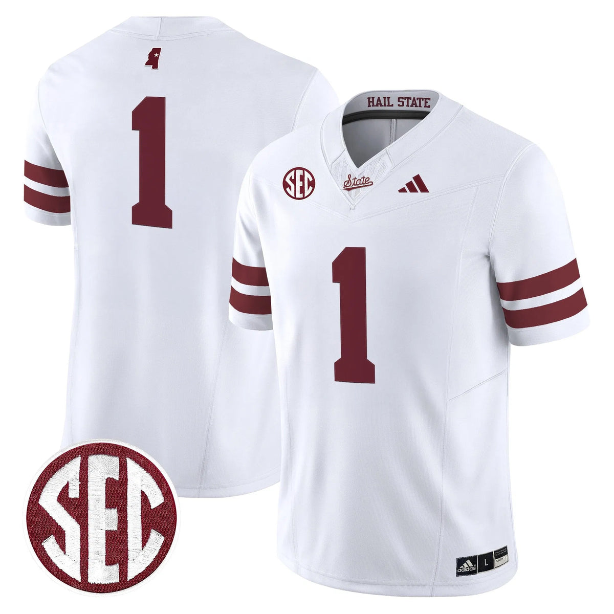 Personalized MSB 'Dark Mode' Vapor Limited Jersey - White / #1 Team Stitched