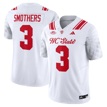 Personalized NC State Wolfpack 'City of Oaks' Vapor Limited Jersey - White / Hollywood Smothers Stitched