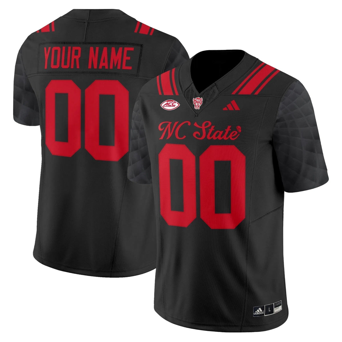 Personalized NC State Wolfpack 'City of Oaks' Vapor Limited Custom Jersey - Black Stitched