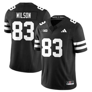 Personalized Nebraska Football 2026 "Blackout" Jersey - Black / Archie Wilson - 83 Stitched