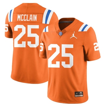 Personalized FG Bring Back 1960s Throwback Jersey - Orange / Cormani McClain - 25 Stitched