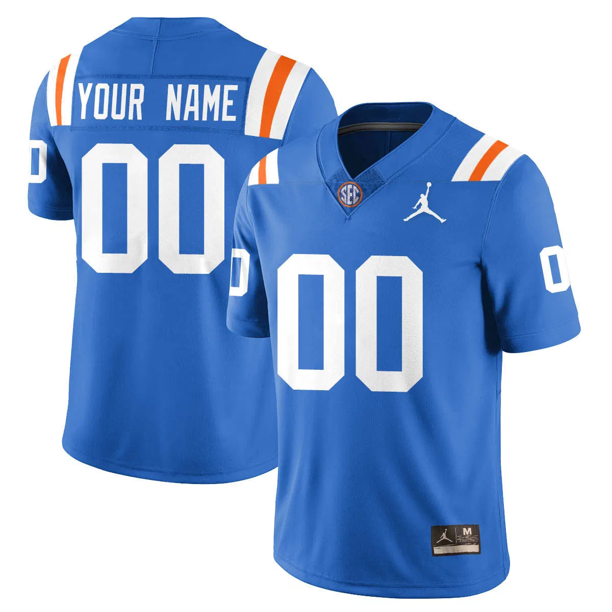 Personalized Custom FG Bring Back 1960s Throwback Jersey - Blue Stitched