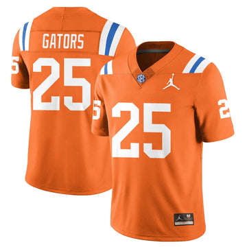 Personalized FG Bring Back 1960s Throwback Jersey - Orange / Gators - 25 Stitched