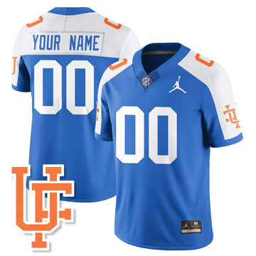 Personalized Custom FG Bring Back 1960s Throwback Jersey - Blue Alternate Stitched
