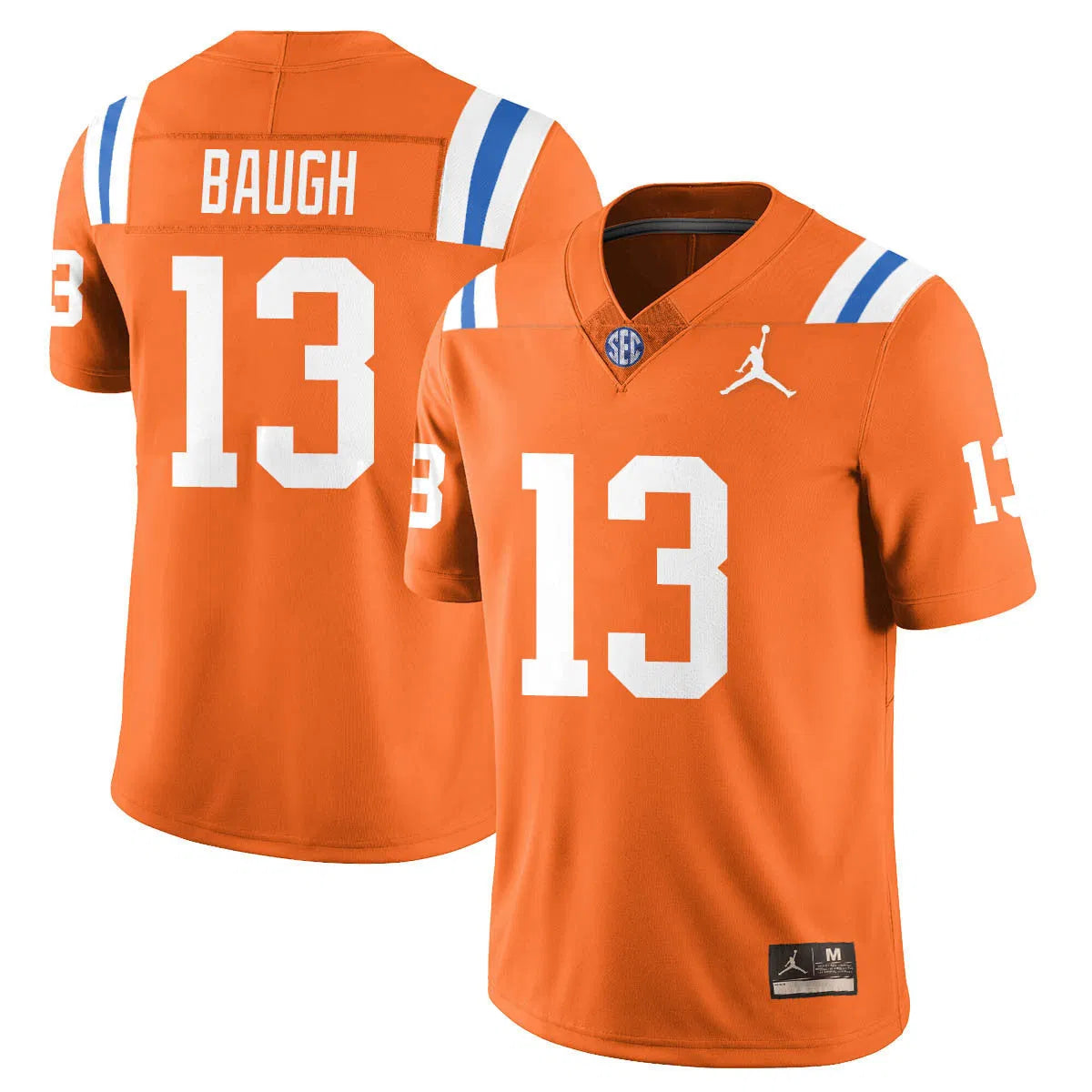 Personalized FG Bring Back 1960s Throwback Jersey - Orange / Jadan Baugh - 13 Stitched