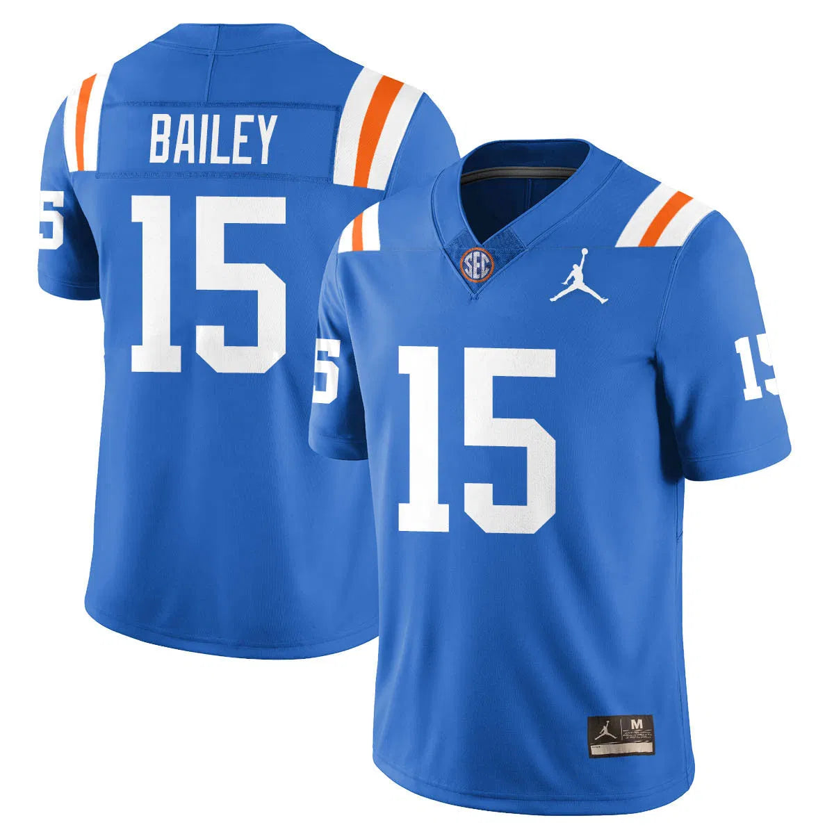 Personalized FG Bring Back 1960s Throwback Jersey - Blue / Harrison Bailey - 15 Stitched