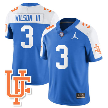 Personalized FG Bring Back 1960s Throwback Jersey - Blue Alternate / Eugene Wilson III - 3 Stitched