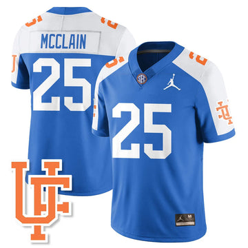 Personalized FG Bring Back 1960s Throwback Jersey - Blue Alternate / Cormani McClain - 25 Stitched