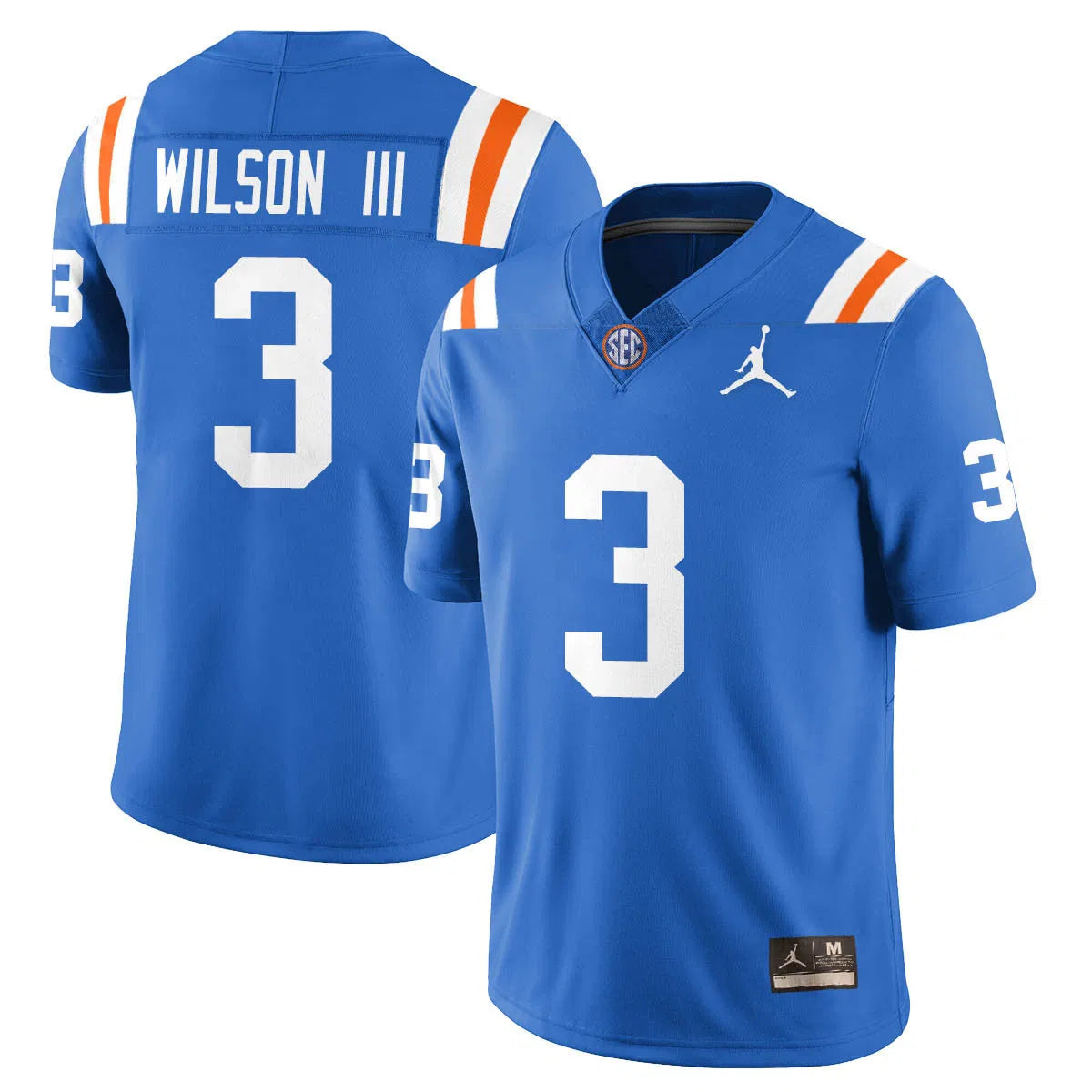 Personalized FG Bring Back 1960s Throwback Jersey - Blue / Eugene Wilson III - 3 Stitched