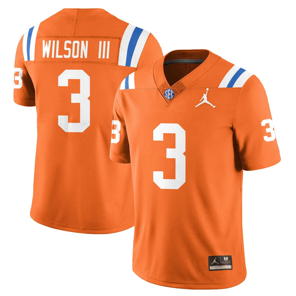 Personalized FG Bring Back 1960s Throwback Jersey - Orange / Eugene Wilson III - 3 Stitched