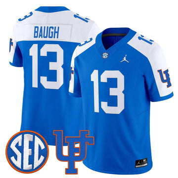 Personalized FG '1960s Throwback' Vapor Limited Jersey - Royal Alternate / Jadan���������Baugh Stitched