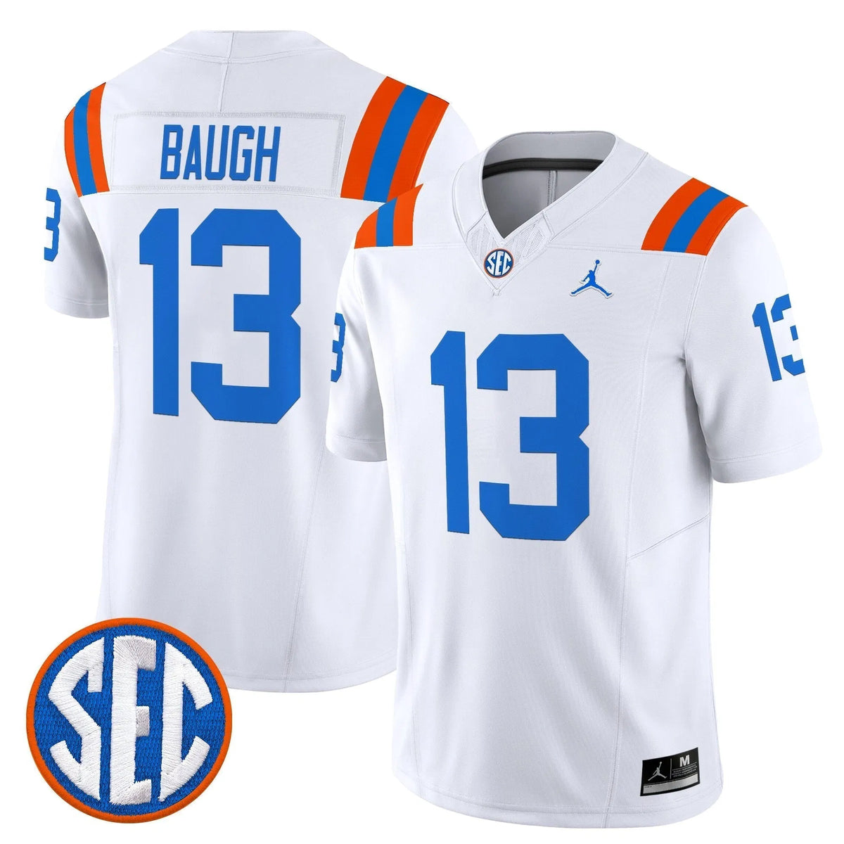 Personalized FG '1960s Throwback' Vapor Limited Jersey - White / Jadan���������Baugh Stitched