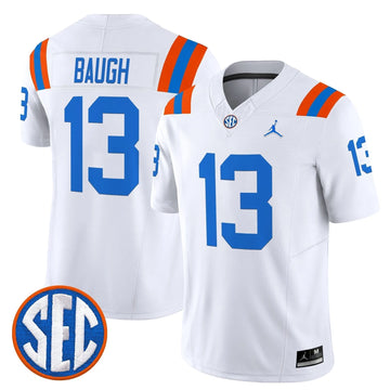 Personalized FG '1960s Throwback' Vapor Limited Jersey - White / Jadan���������Baugh Stitched