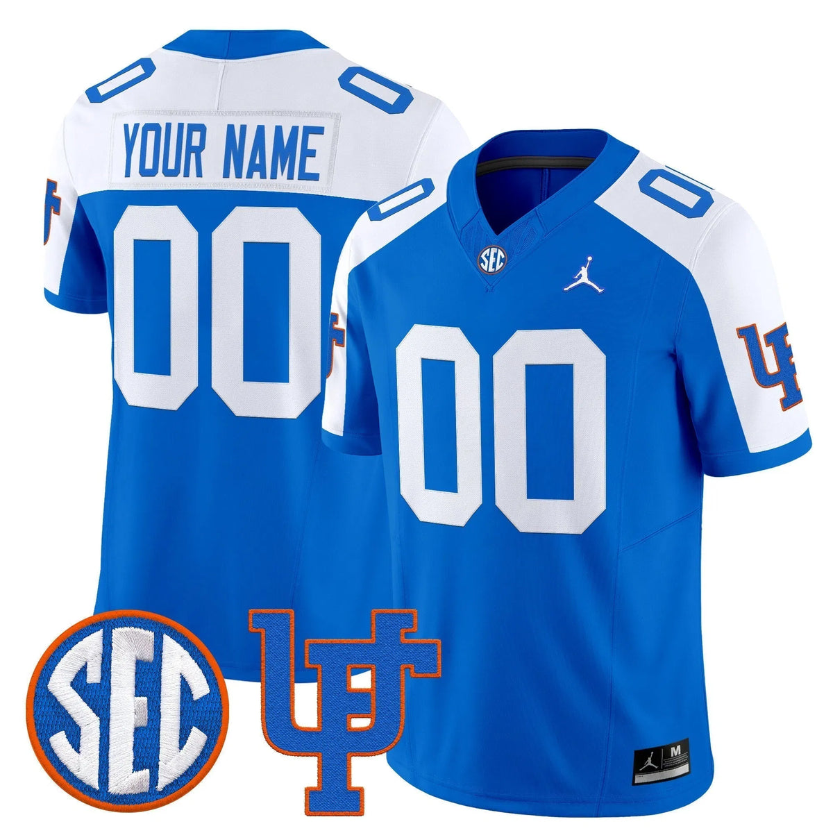Personalized FG '1960s Throwback' Vapor Limited Custom Jersey - Royal Alternate Stitched