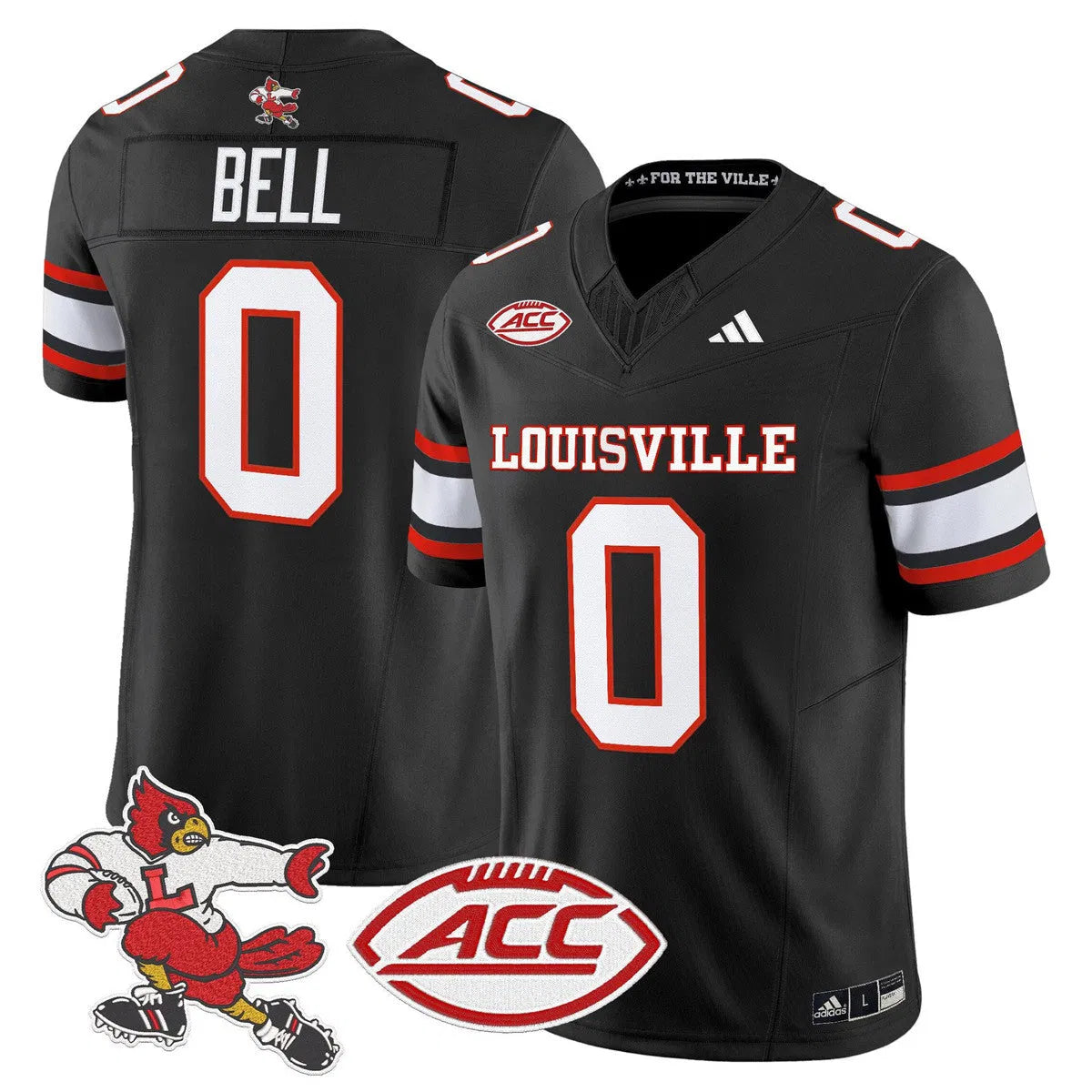 Personalized LC '1980s Throwback' Vapor Limited Jersey - Black / Chris Bell Stitched