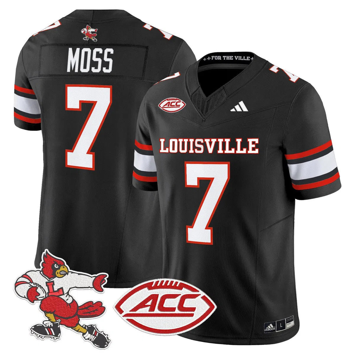 Personalized LC '1980s Throwback' Vapor Limited Jersey - Black / Miller Moss Stitched