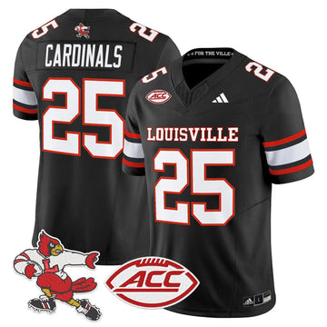 Personalized LC '1980s Throwback' Vapor Limited Jersey - Black / #25 Cardinals Stitched