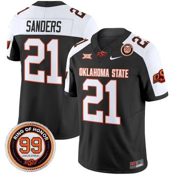 Personalized OSD 2026 Vapor Limited Jersey - Leslie O'neal Patch - Black Alternate / Barry Sanders Stitched
