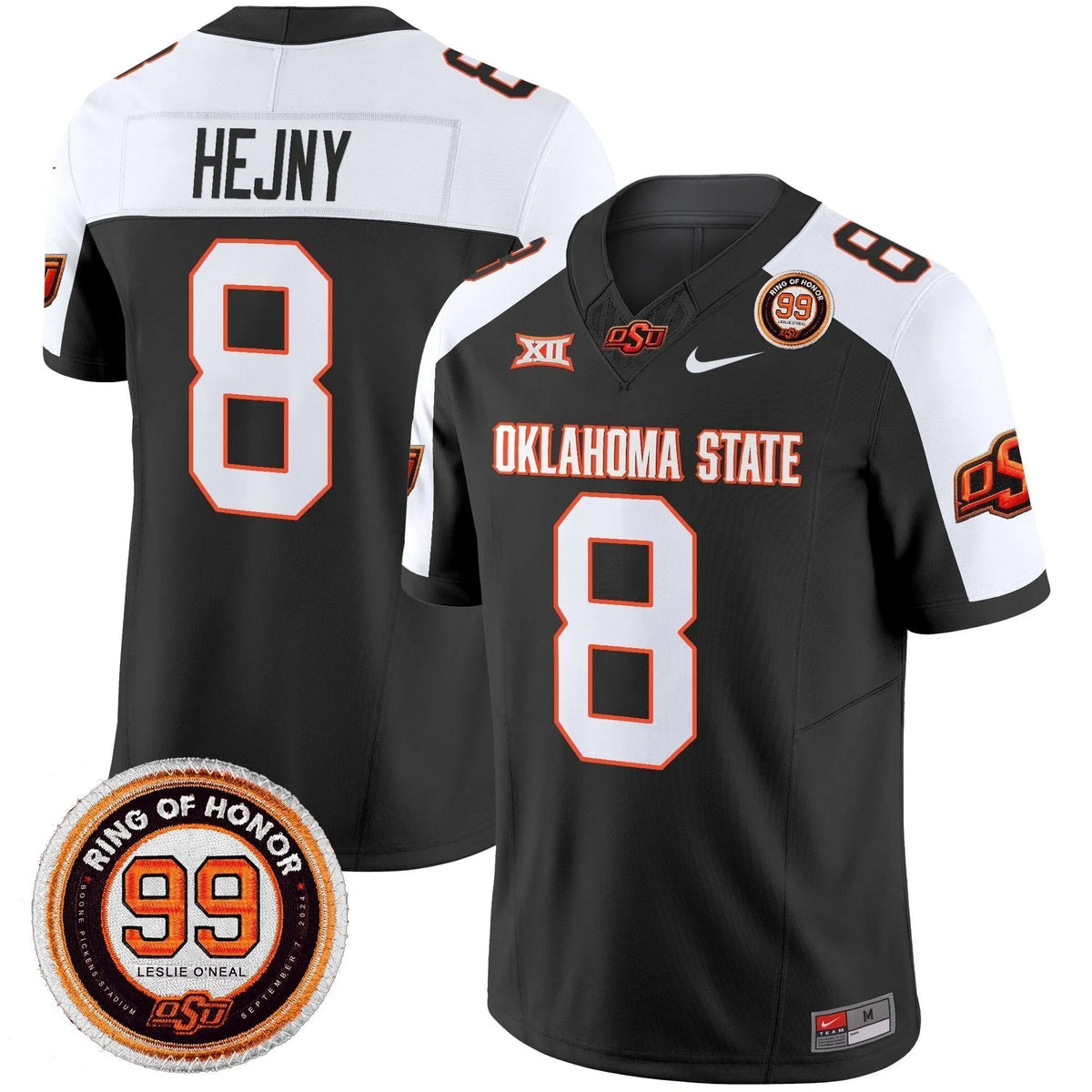 Personalized OSD 2026 Vapor Limited Jersey - Leslie O'neal Patch - Black Alternate / Hauss Hejny Stitched