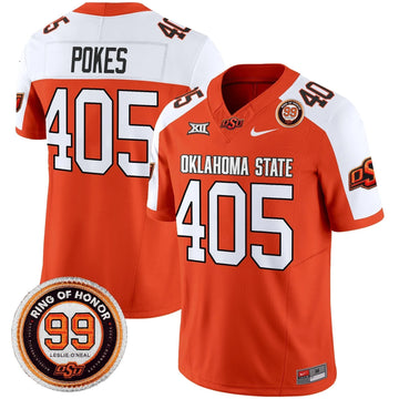 Personalized OSD 2026 Vapor Limited Jersey - Leslie O'neal Patch - Orange Alternate / Pokes 405 Stitched
