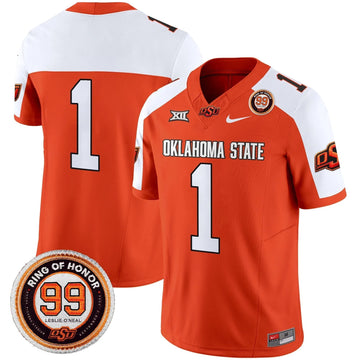Personalized OSD 2026 Vapor Limited Jersey - Leslie O'neal Patch - Orange Alternate / #1 Team Stitched