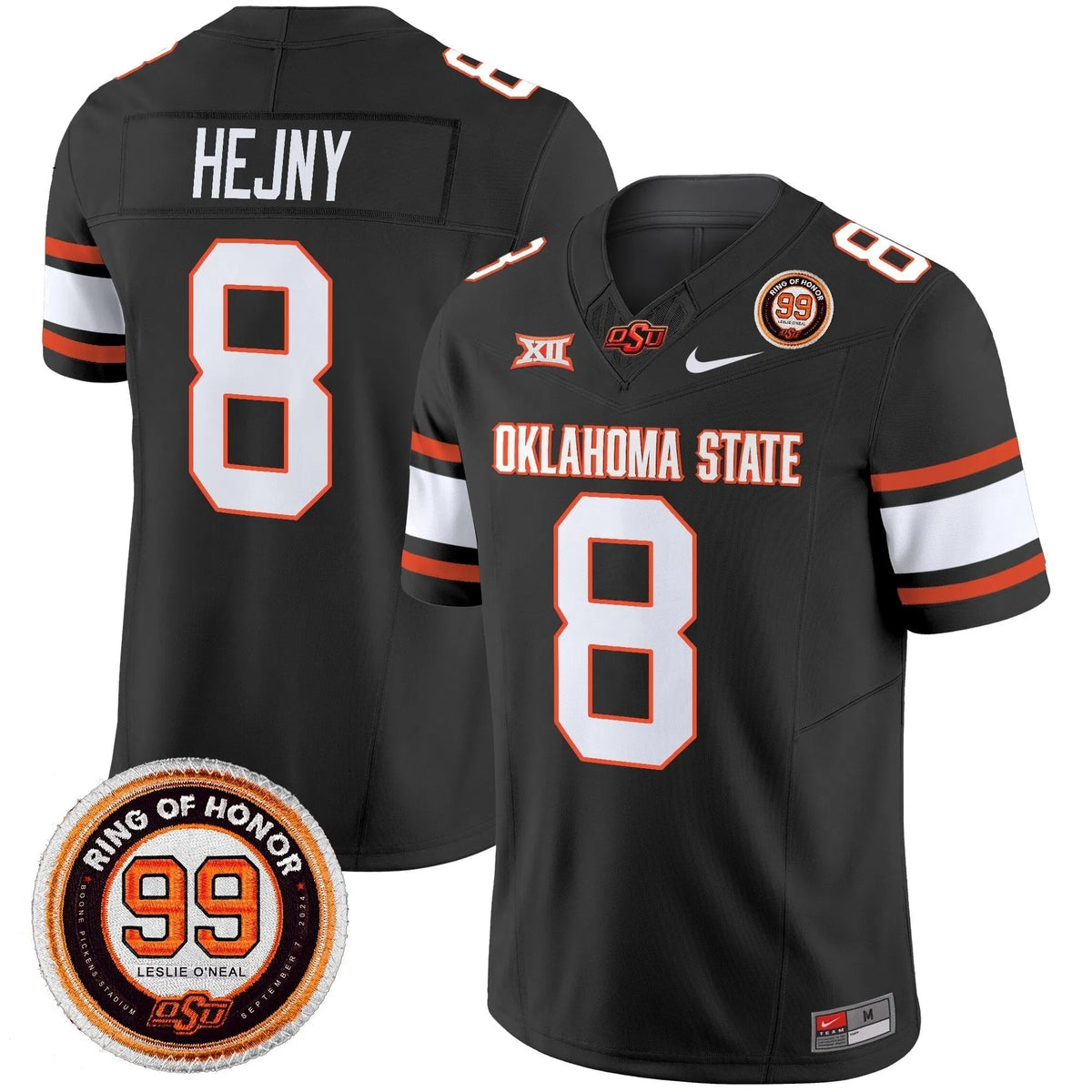 Personalized OSD 2026 Vapor Limited Jersey - Leslie O'neal Patch - Black / Hauss Hejny Stitched