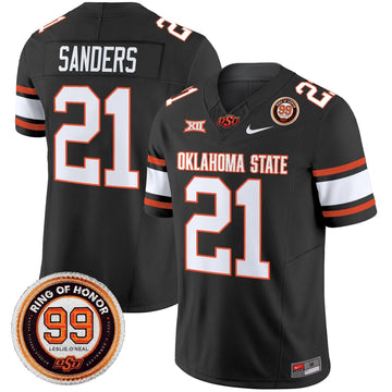 Personalized OSD 2026 Vapor Limited Jersey - Leslie O'neal Patch - Black / Barry Sanders Stitched