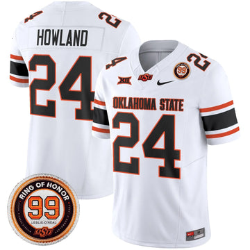 Personalized OSD 2026 Vapor Limited Jersey - Leslie O'neal Patch - White / Trent Howland Stitched