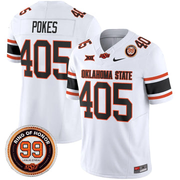 Personalized OSD 2026 Vapor Limited Jersey - Leslie O'neal Patch - White / Pokes 405 Stitched