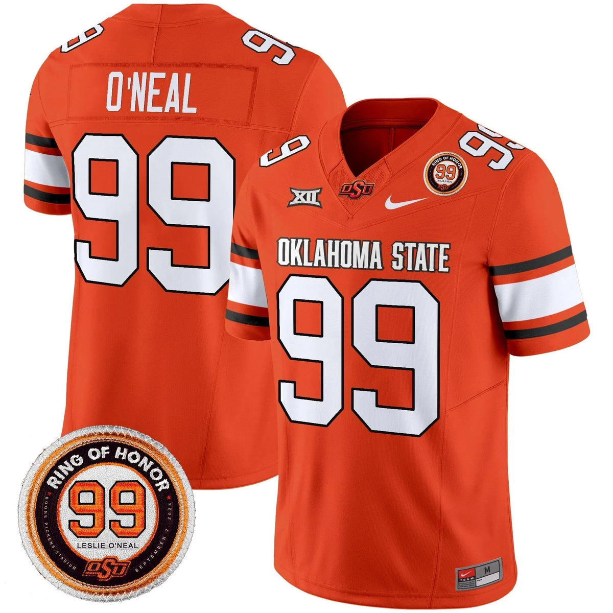 Personalized OSD 2026 Vapor Limited Jersey - Leslie O'neal Patch - Orange / Leslie O'neal Stitched