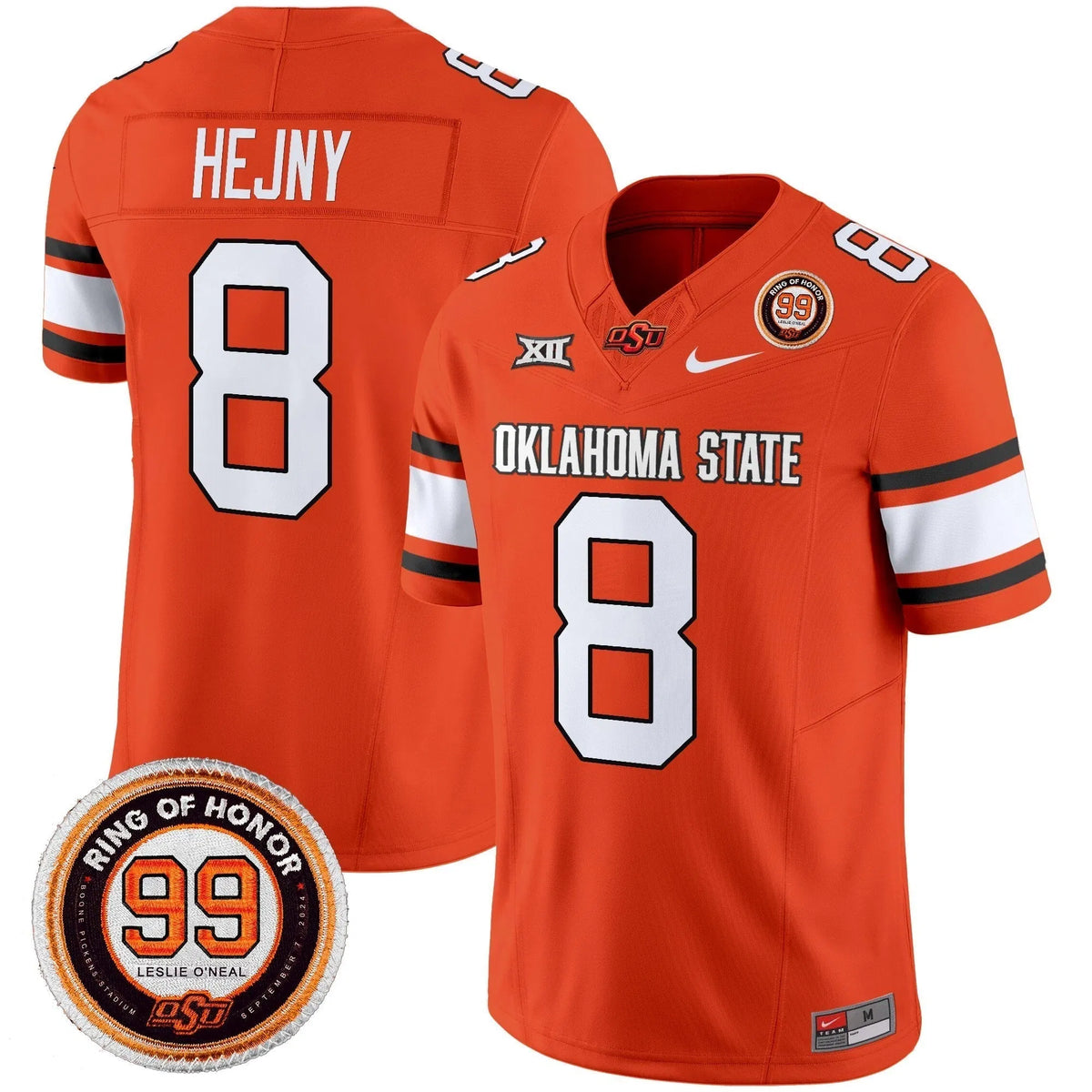 Personalized OSD 2026 Vapor Limited Jersey - Leslie O'neal Patch - Orange / Hauss Hejny Stitched