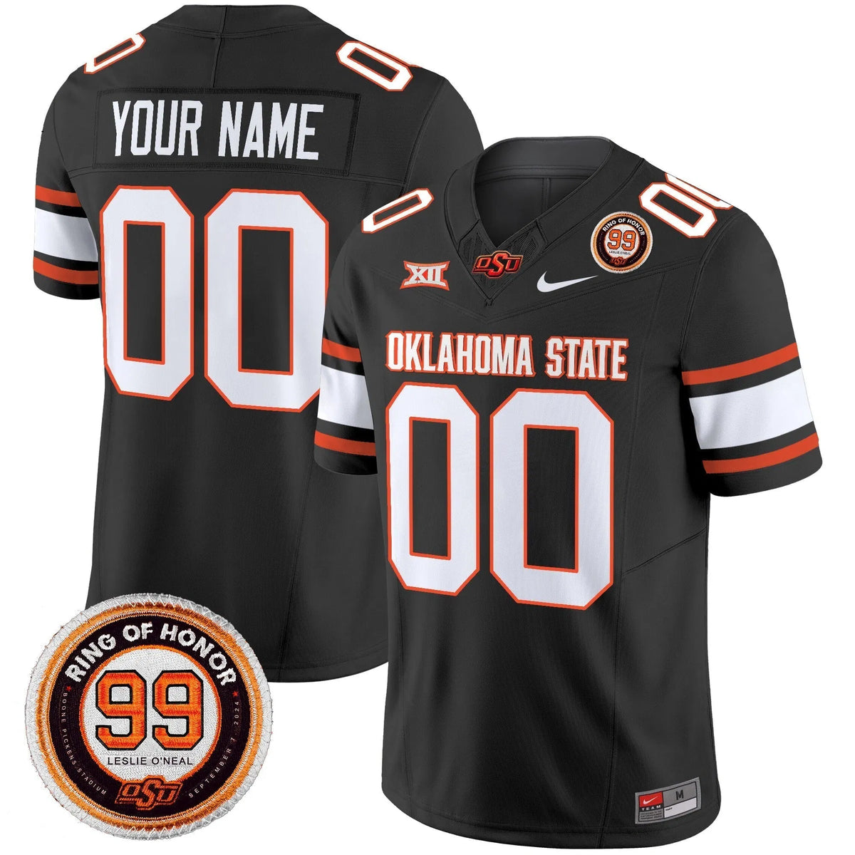 Personalized OSD 2026 Vapor Limited Custom Jersey - Leslie O'neal Patch - Black Stitched