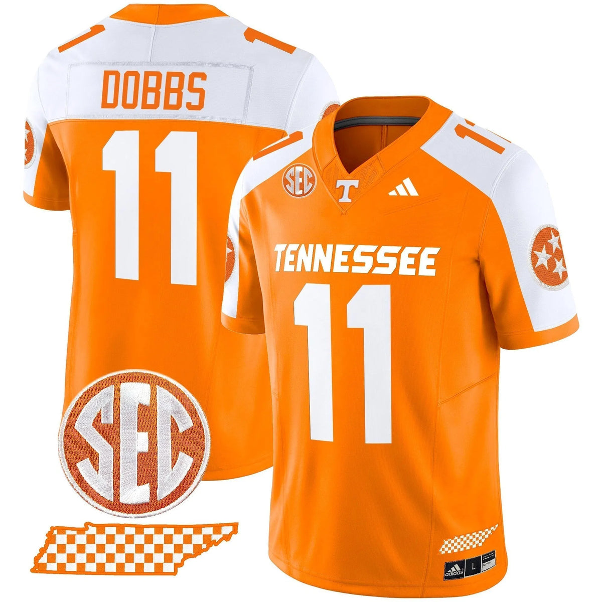 Personalized TV 2026 Vapor Limited Jersey V2 - Orange Alternate / Joshua Dobbs Stitched