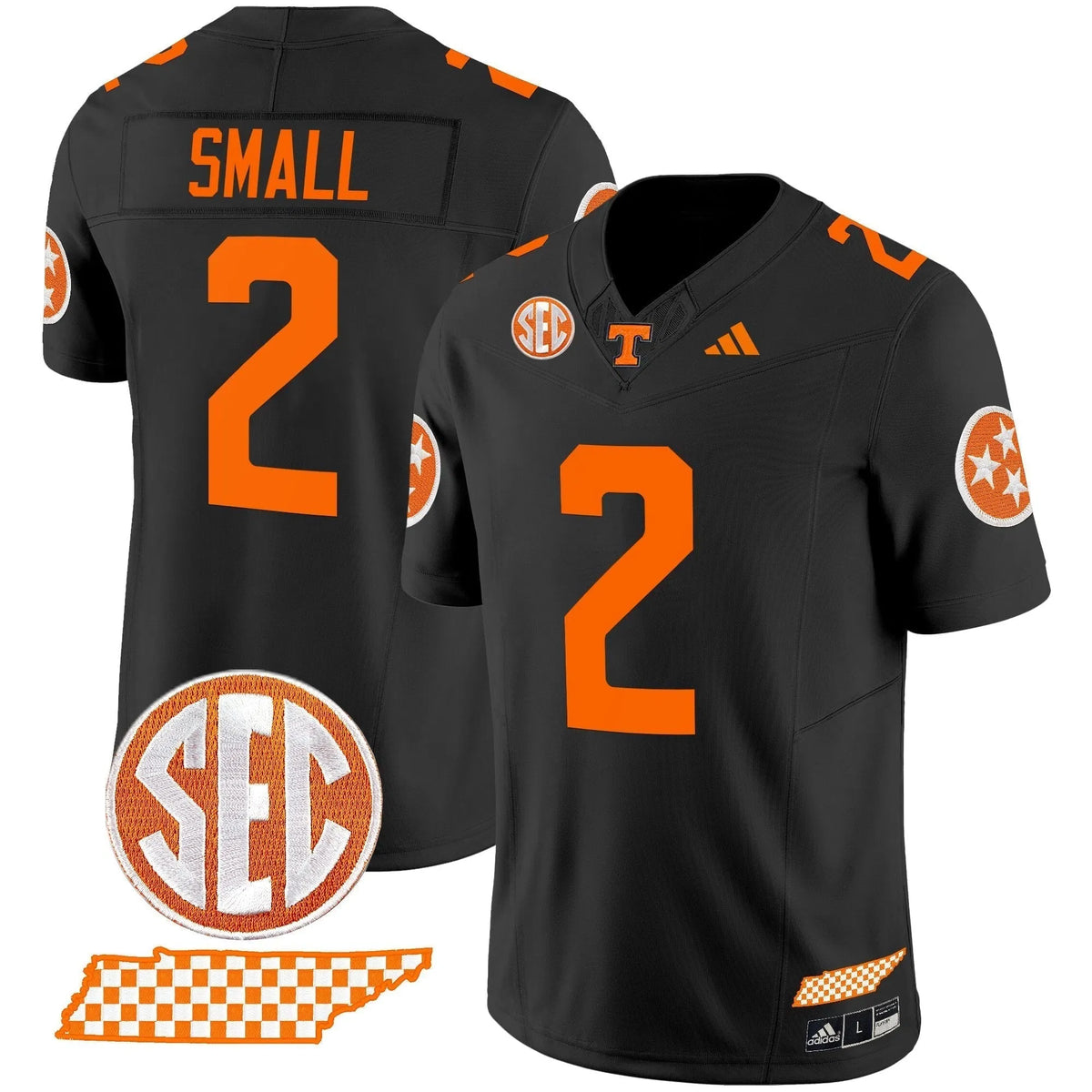 Personalized TV 2026 Vapor Limited Jersey V2 - Black / Jabari Small Stitched