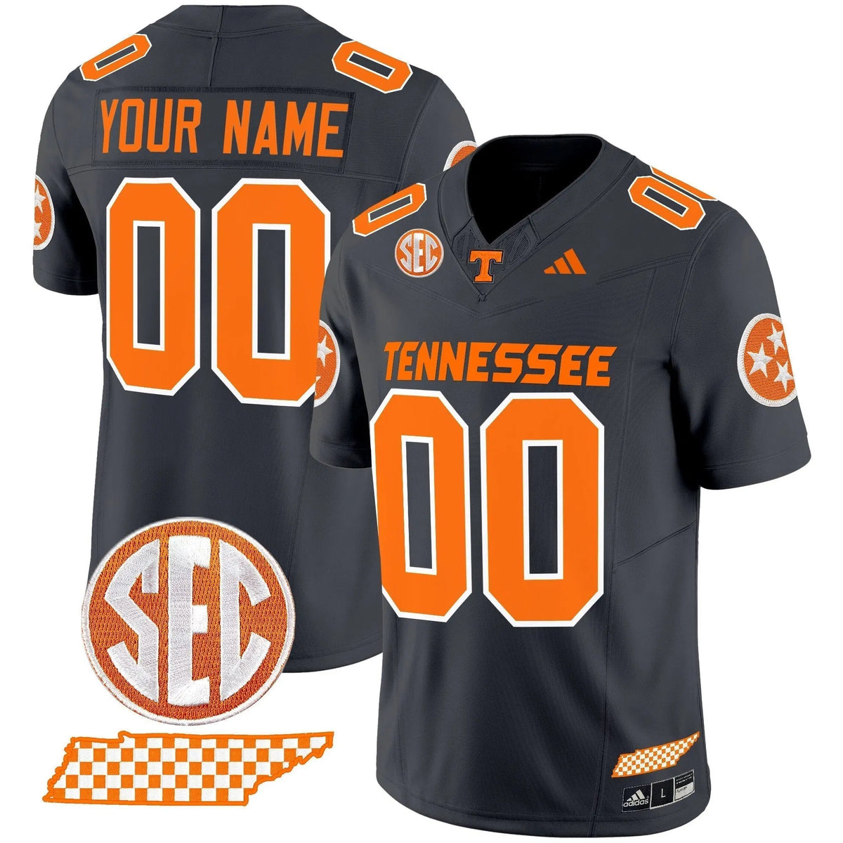 Personalized TV 2026 Vapor Limited Custom Jersey V2 - Smokey Grey Stitched