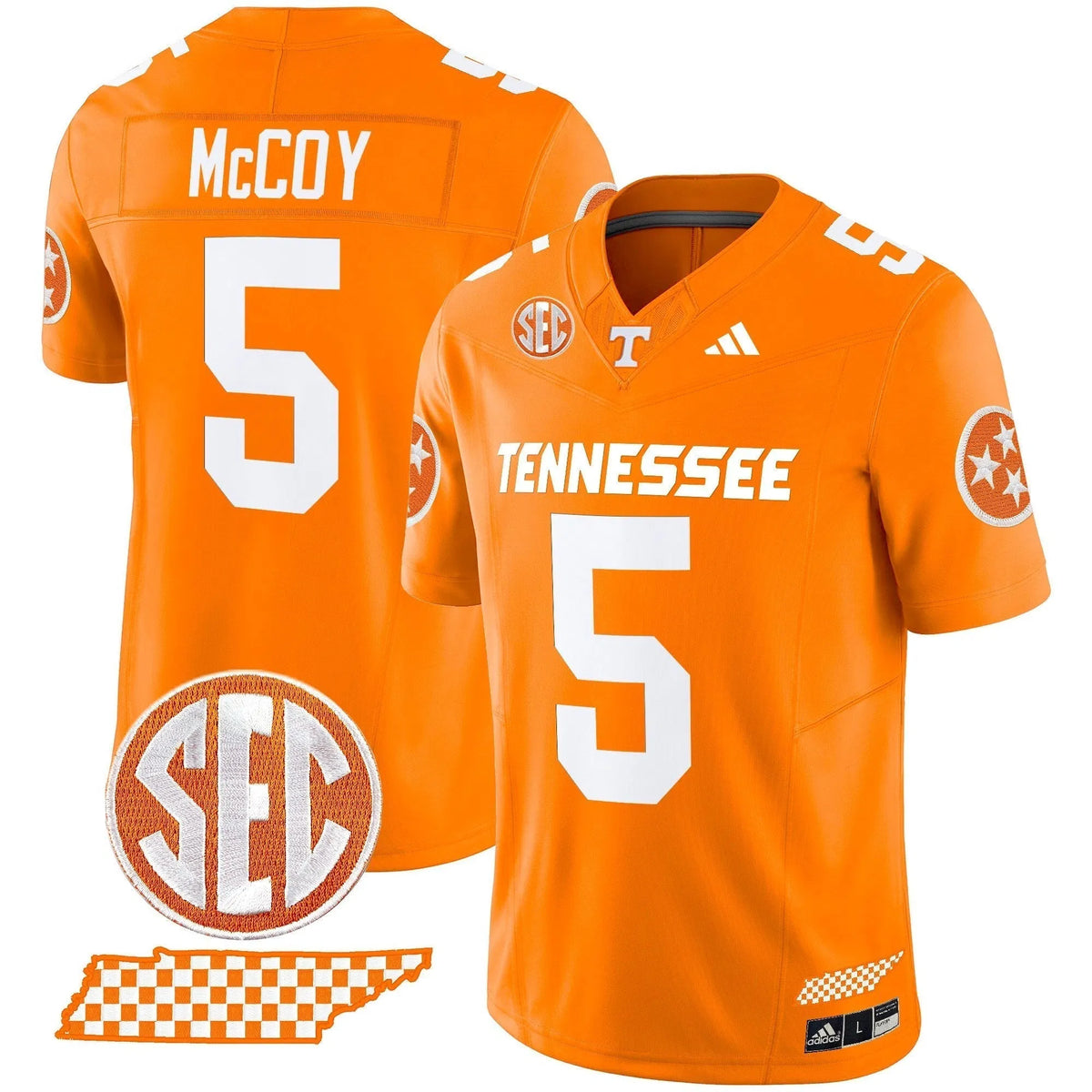 Personalized TV 2026 Vapor Limited Jersey V2 - Orange / Bru McCoy Stitched