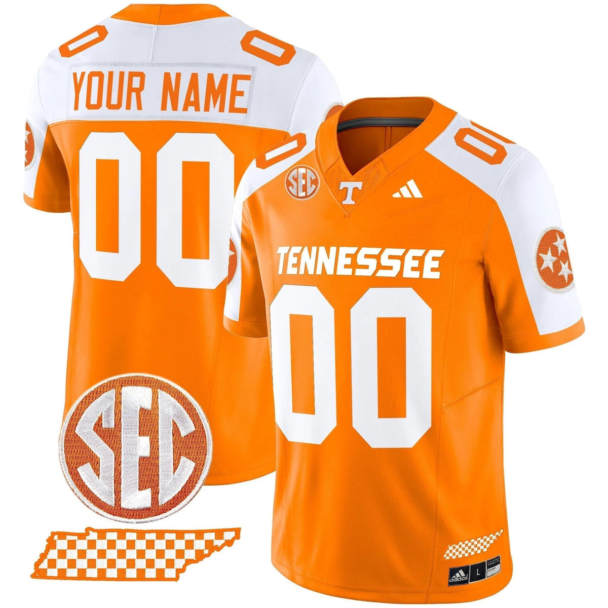 Personalized TV 2026 Vapor Limited Custom Jersey V2 - Orange Alternate Stitched