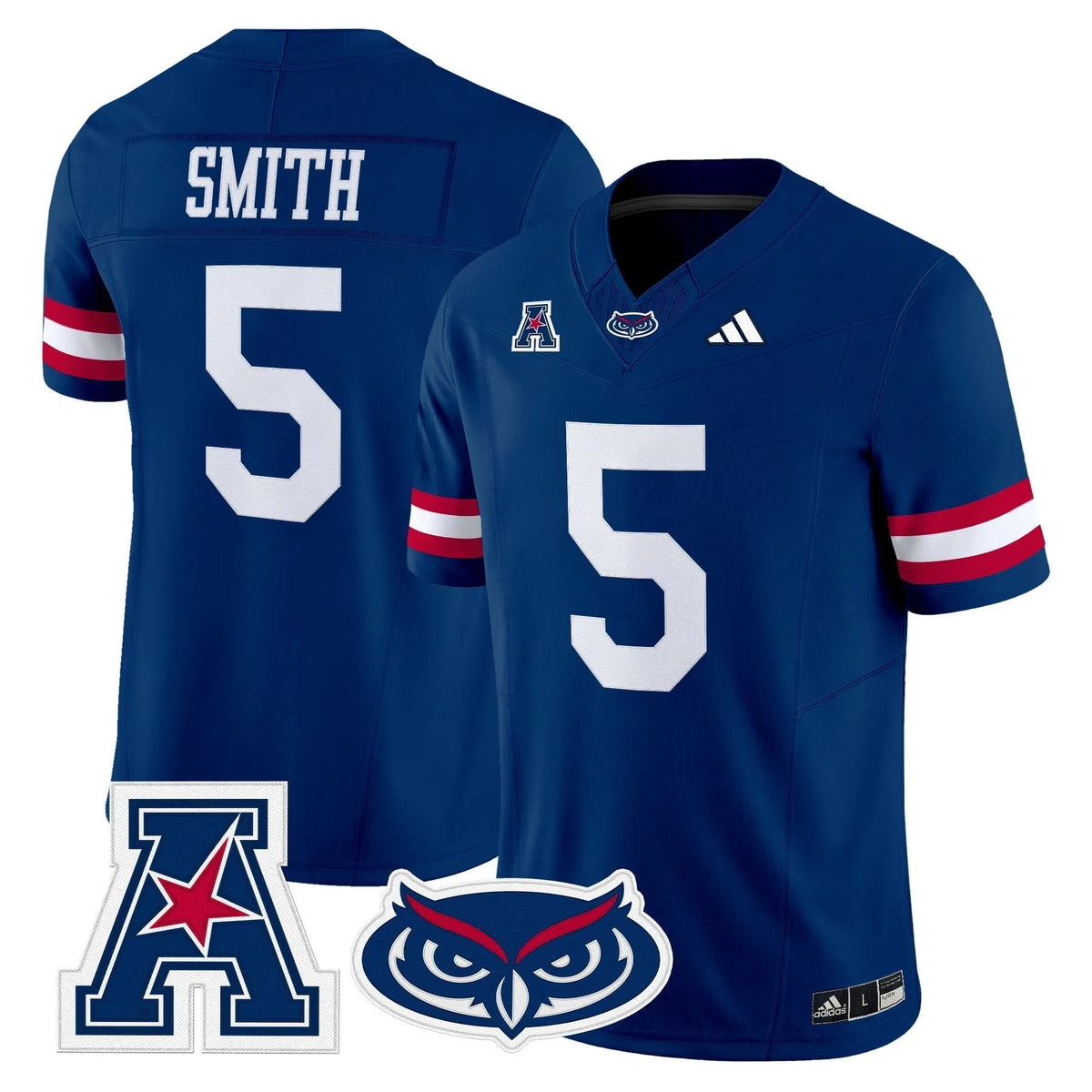Personalized Florida Atlantic Owls 2026 Vapor Limited Jersey - Blue / Jabari Smith Stitched