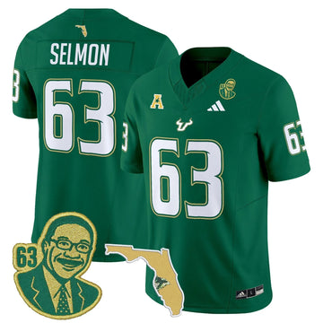 Personalized South Florida Bulls 'Lee Roy Selmon Legacy Edition' Vapor Limited Jersey - Green / Lee Roy Selmon Stitched