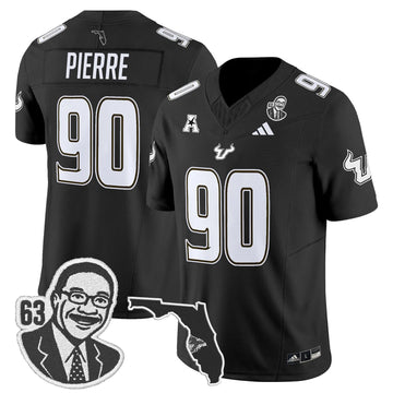 Personalized South Florida Bulls 'Lee Roy Selmon Legacy Edition' Vapor Limited Jersey - Black / Jason Pierre Stitched