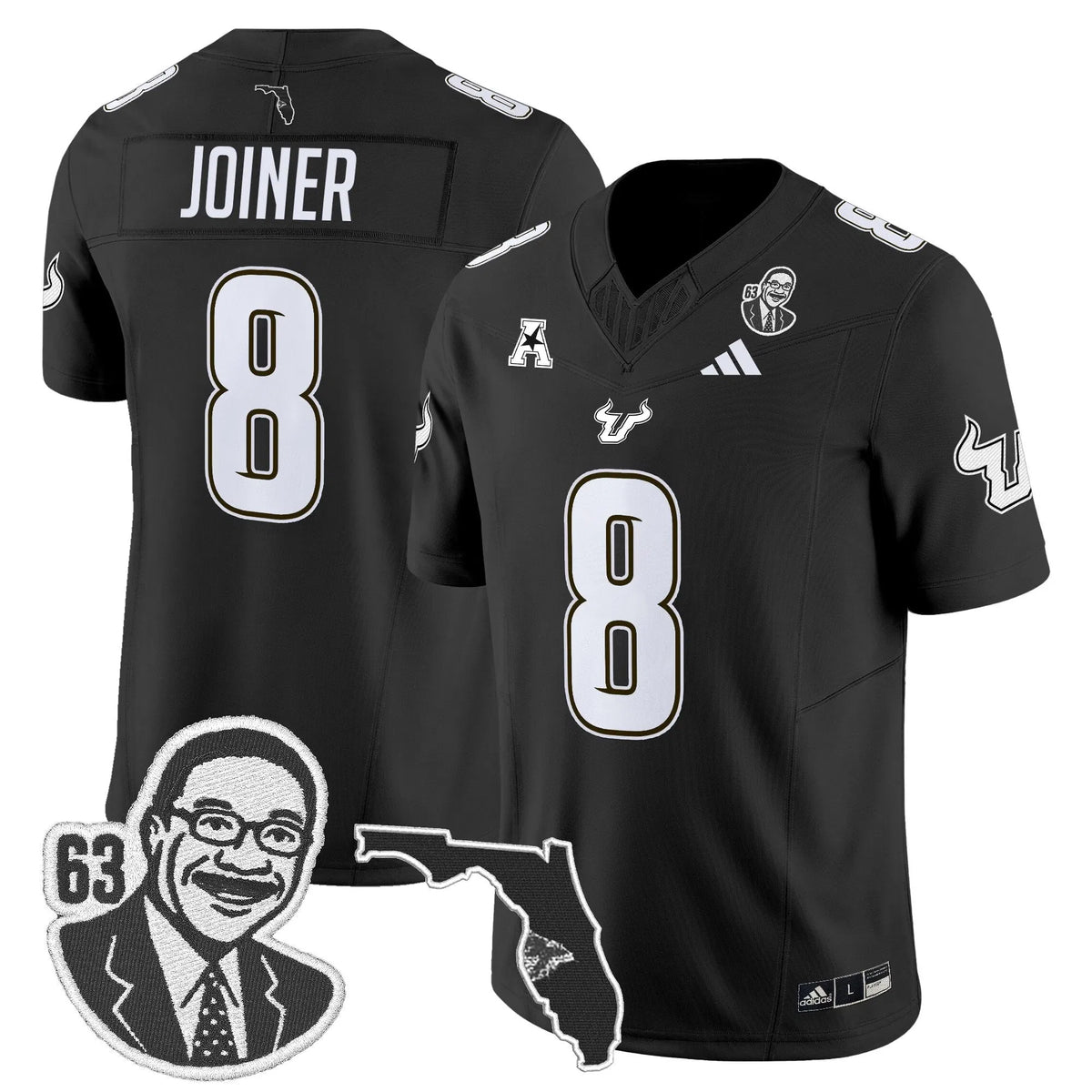Personalized South Florida Bulls 'Lee Roy Selmon Legacy Edition' Vapor Limited Jersey - Black / Kelley Joiner Stitched