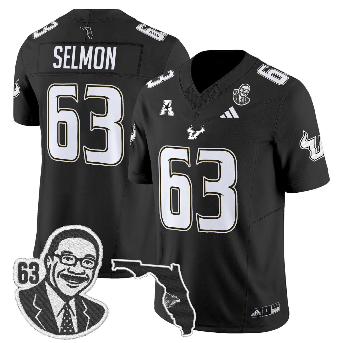 Personalized South Florida Bulls 'Lee Roy Selmon Legacy Edition' Vapor Limited Jersey - Black / Lee Roy Selmon Stitched